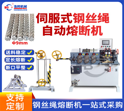 39/HBRD-80SF-9MMServo Steel Wire Rope Fusing Machine